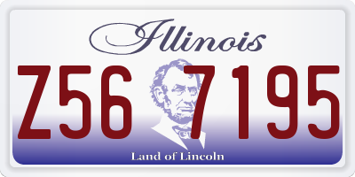 IL license plate Z567195