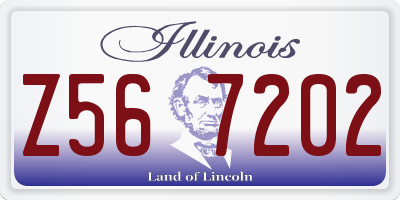 IL license plate Z567202