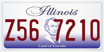 IL license plate Z567210