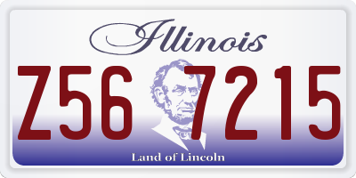 IL license plate Z567215