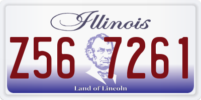 IL license plate Z567261