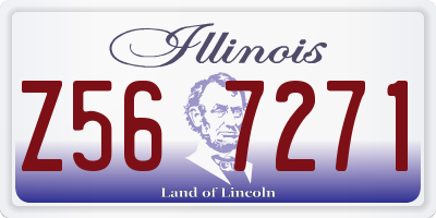 IL license plate Z567271