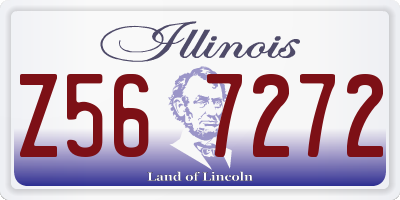 IL license plate Z567272