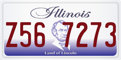 IL license plate Z567273