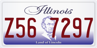 IL license plate Z567297
