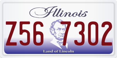 IL license plate Z567302
