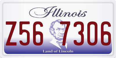 IL license plate Z567306