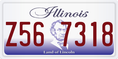 IL license plate Z567318