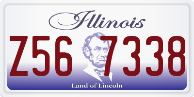 IL license plate Z567338
