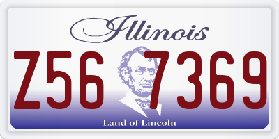 IL license plate Z567369