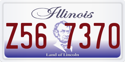 IL license plate Z567370