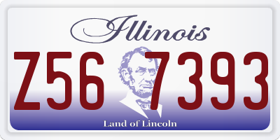 IL license plate Z567393