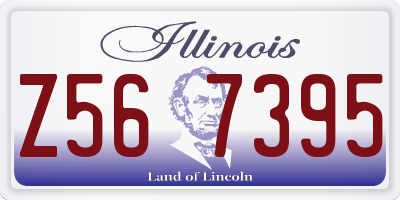 IL license plate Z567395