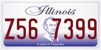 IL license plate Z567399