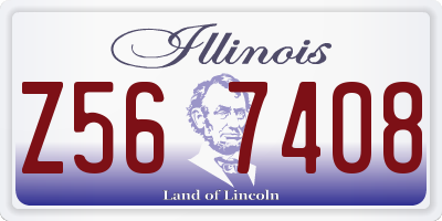 IL license plate Z567408