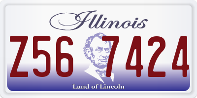 IL license plate Z567424
