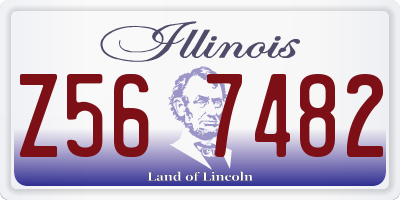 IL license plate Z567482