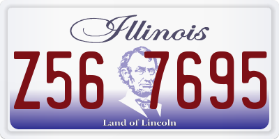 IL license plate Z567695