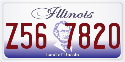 IL license plate Z567820