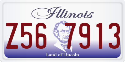 IL license plate Z567913