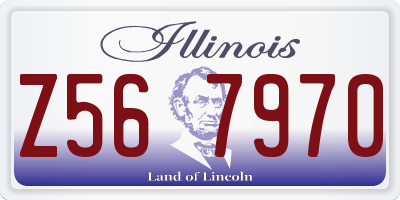 IL license plate Z567970