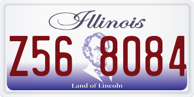 IL license plate Z568084