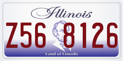 IL license plate Z568126