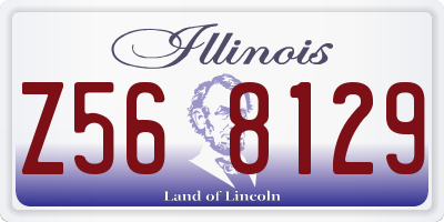 IL license plate Z568129
