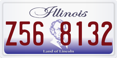 IL license plate Z568132