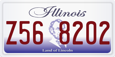 IL license plate Z568202