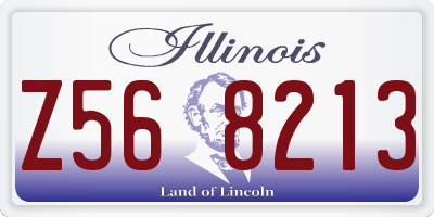 IL license plate Z568213