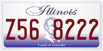 IL license plate Z568222