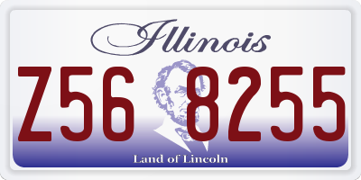 IL license plate Z568255