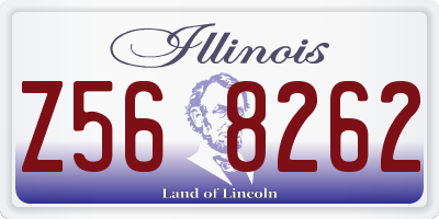 IL license plate Z568262