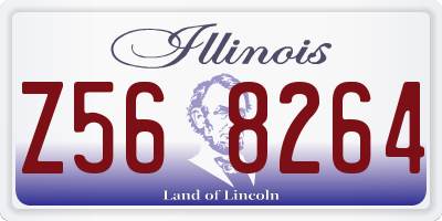 IL license plate Z568264
