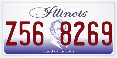 IL license plate Z568269