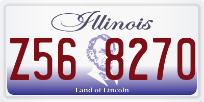 IL license plate Z568270