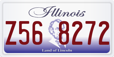 IL license plate Z568272