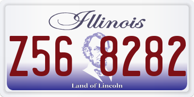 IL license plate Z568282