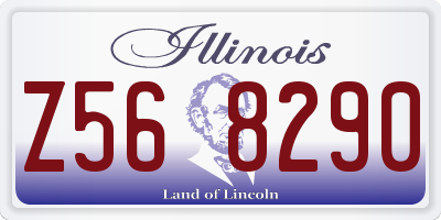 IL license plate Z568290