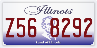 IL license plate Z568292