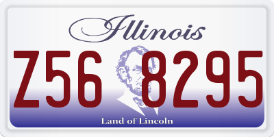 IL license plate Z568295