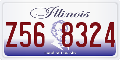 IL license plate Z568324
