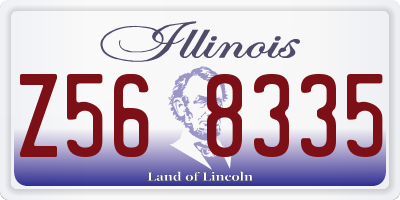 IL license plate Z568335
