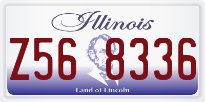IL license plate Z568336