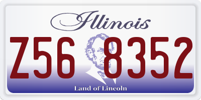 IL license plate Z568352