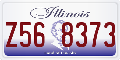 IL license plate Z568373