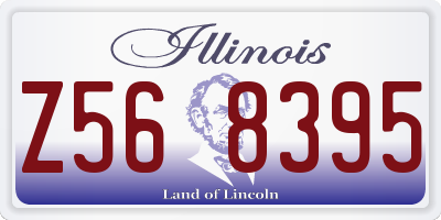 IL license plate Z568395