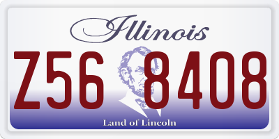 IL license plate Z568408
