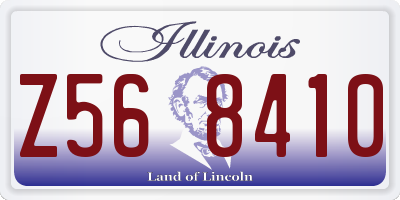 IL license plate Z568410